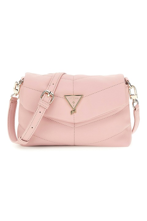 GUESS, Keresztpántos műbőr táska, Világos rózsaszín