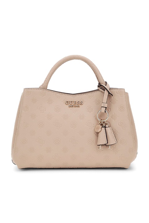 GUESS, Чанта за рамо с отделяща се презрамка, Светло кафяво