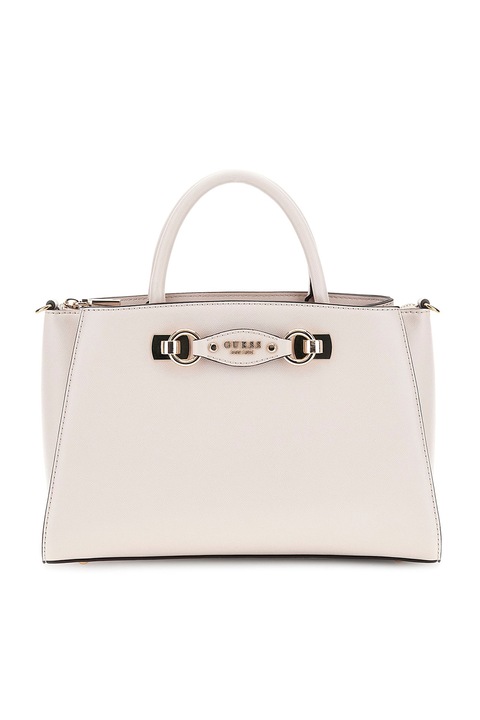 GUESS, Чанта Zadie с допълнителна презрамка, Светло кафяво