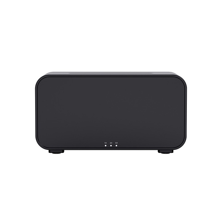 Párásító, lánghatású, ultrahangos aromaterápiás, 120 ml-es űrtartalom, méretek 14x6x7cm