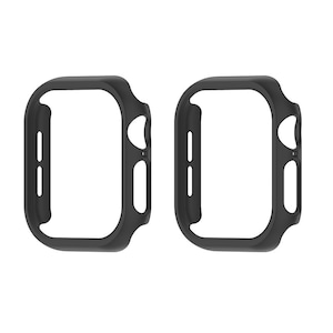 Husa protectie pentru Apple Watch Series 10/11, OTTOOPPXIN®, set de 2, 46mm, PC, ventilata, protectie 360°