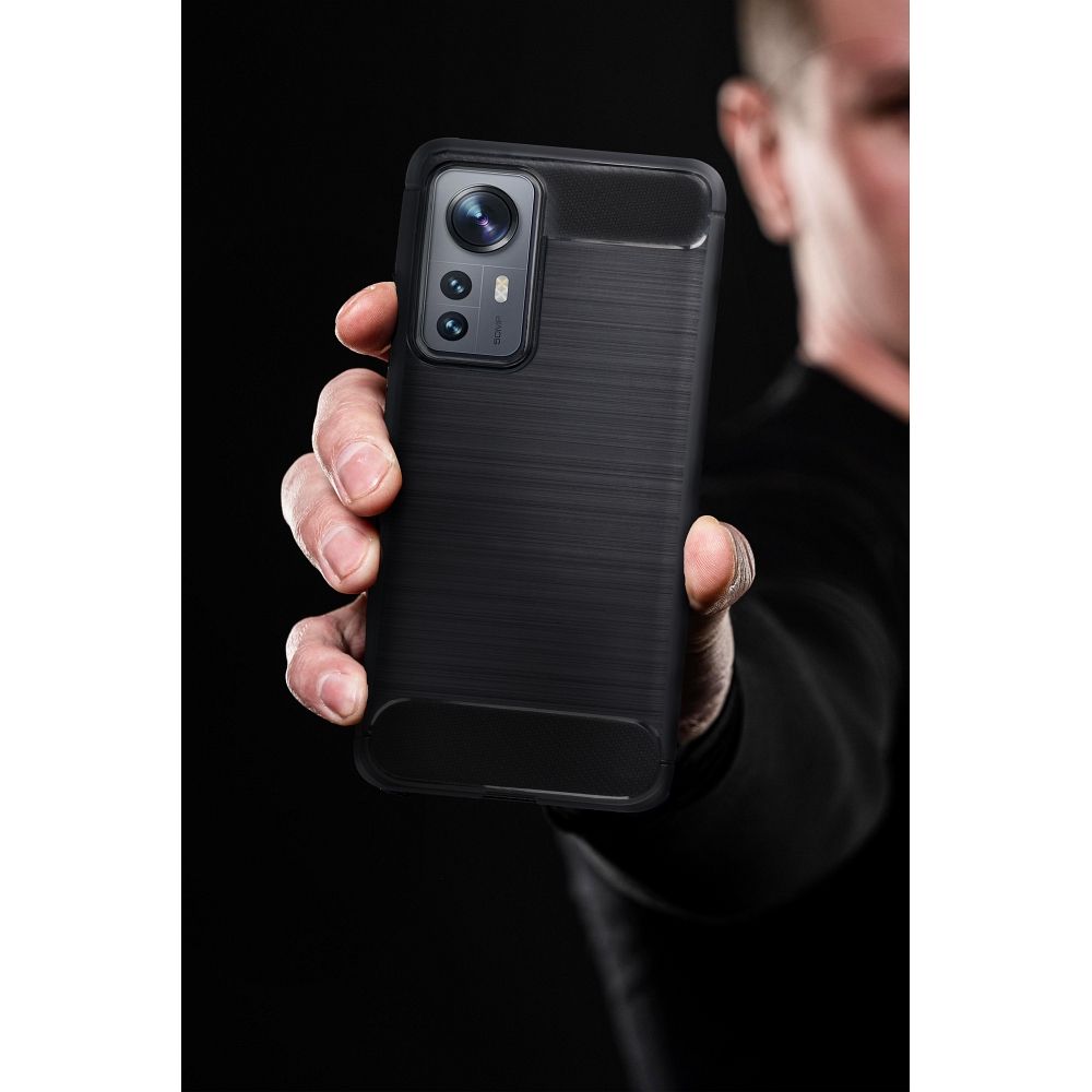 Husa telefon, neagra KARBON compatibila SAMSUNG Galaxy S20 FE / S20 FE 5G