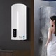 Azonnali vízmelegítő, 220V, 2KW, átfolyós vízmelegítő, termosztátos szabályozással, fehér