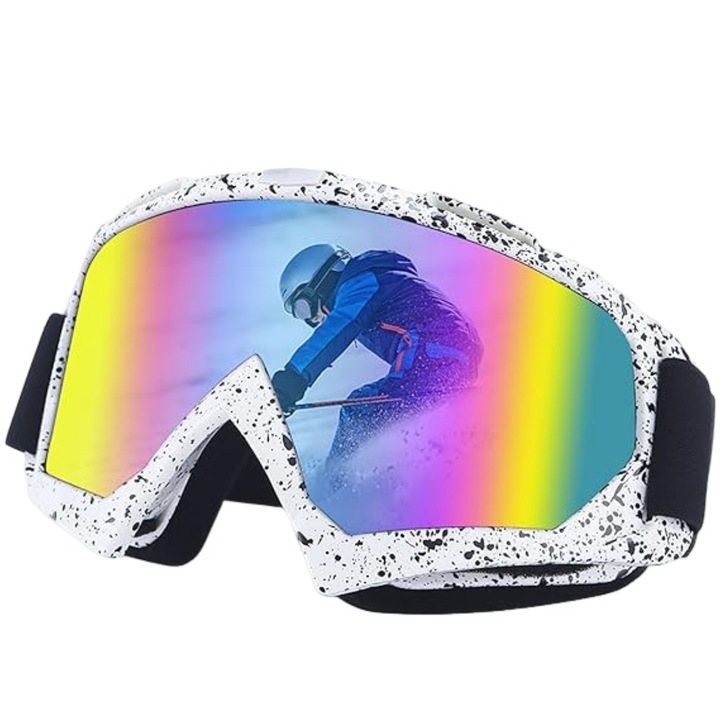 TREXORA szemüveg, multifunkcionális, UV- és páraálló, környezetbarát dizájn, fehér, univerzális