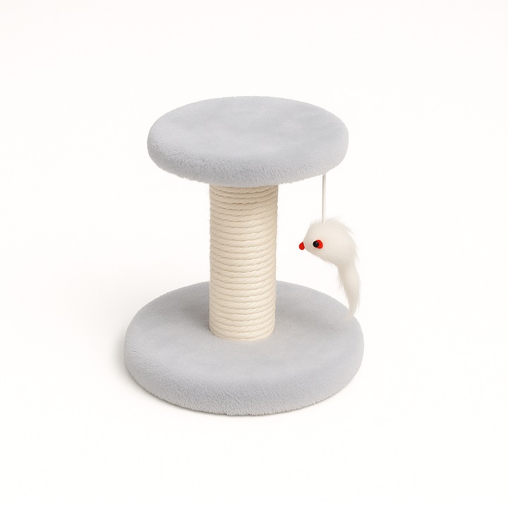 Ansamblu de Joaca interactiv pentru Pisici – Stalp pentru Zgariat