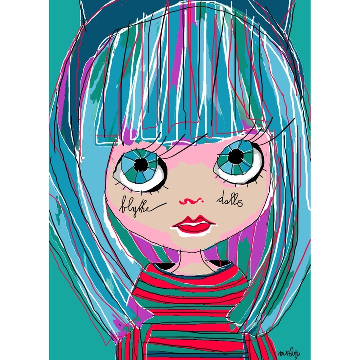 Tablou Blythe Dolls 4, Print digital, 23, 5x1, 2x32, 5cm