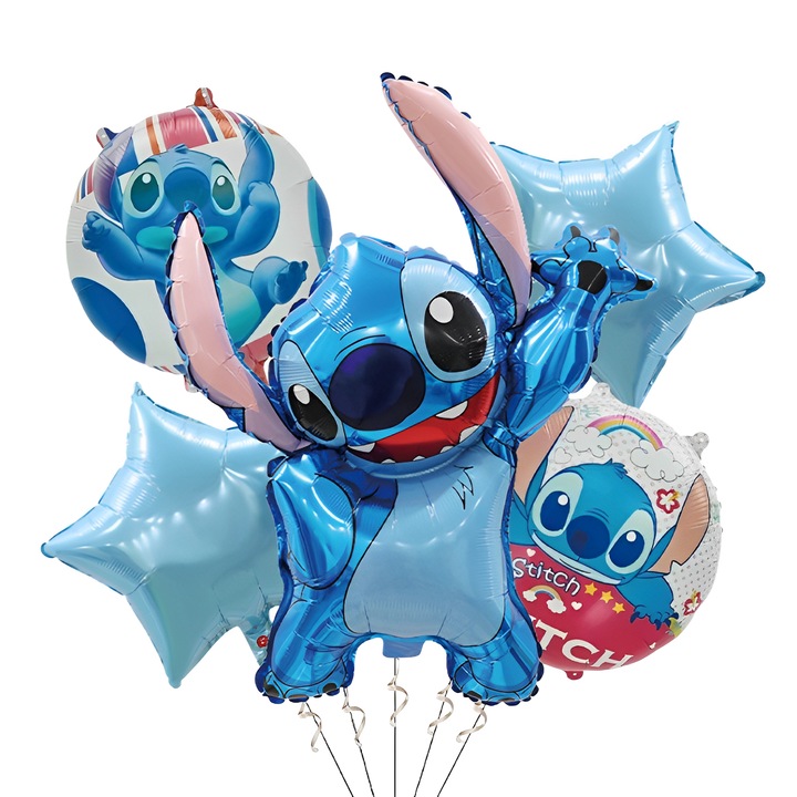 Комплект балони от 5 части, TREXORA, фигурка, многоцветни