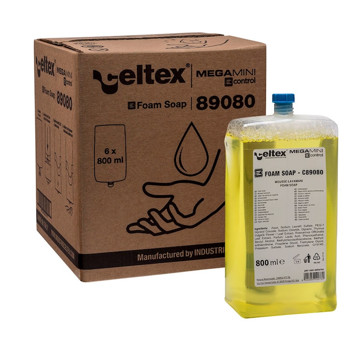 Пяна за сапун Celtex E-Control, 800 мл