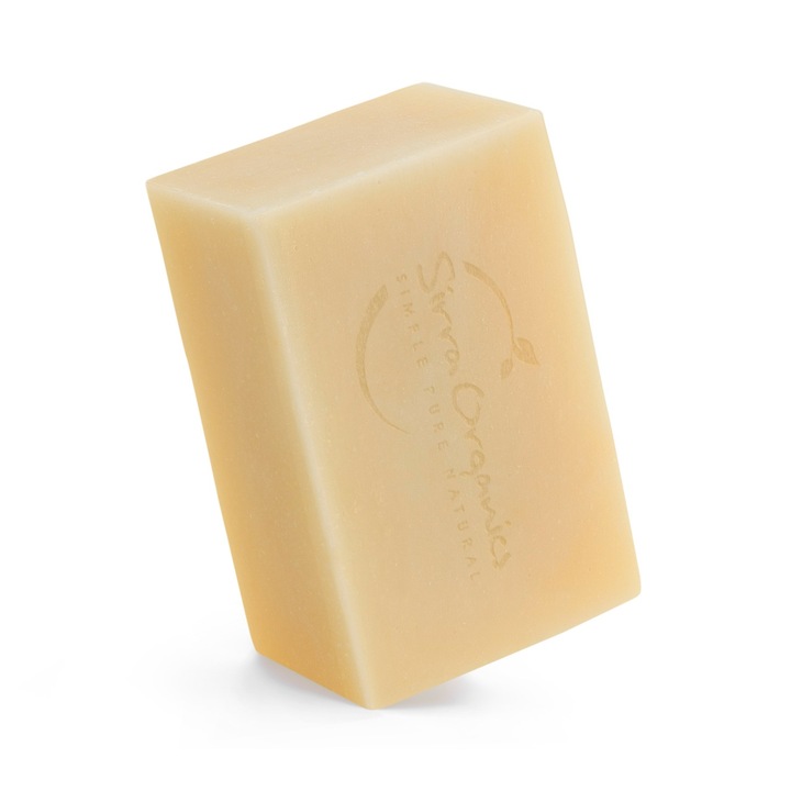 Сапун Sirra Organics, Лимонена трева и розмарин, Ръчно изработен, 120 г