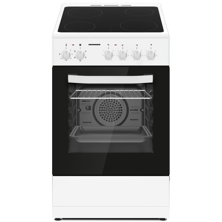 Aragaz electric Heinner HFSC-S56E4VWH