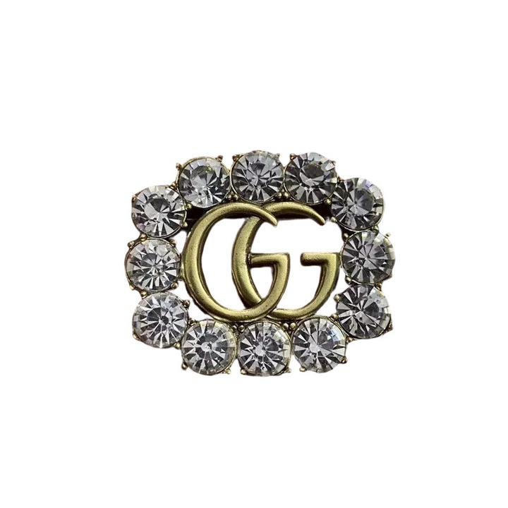 OO Printed Gemstone Ladies Brooch