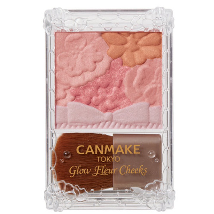 Палитра ружове Canmake Glow Fleur Cheeks Blush 03 Fairy Orange Fleur 5.4 г