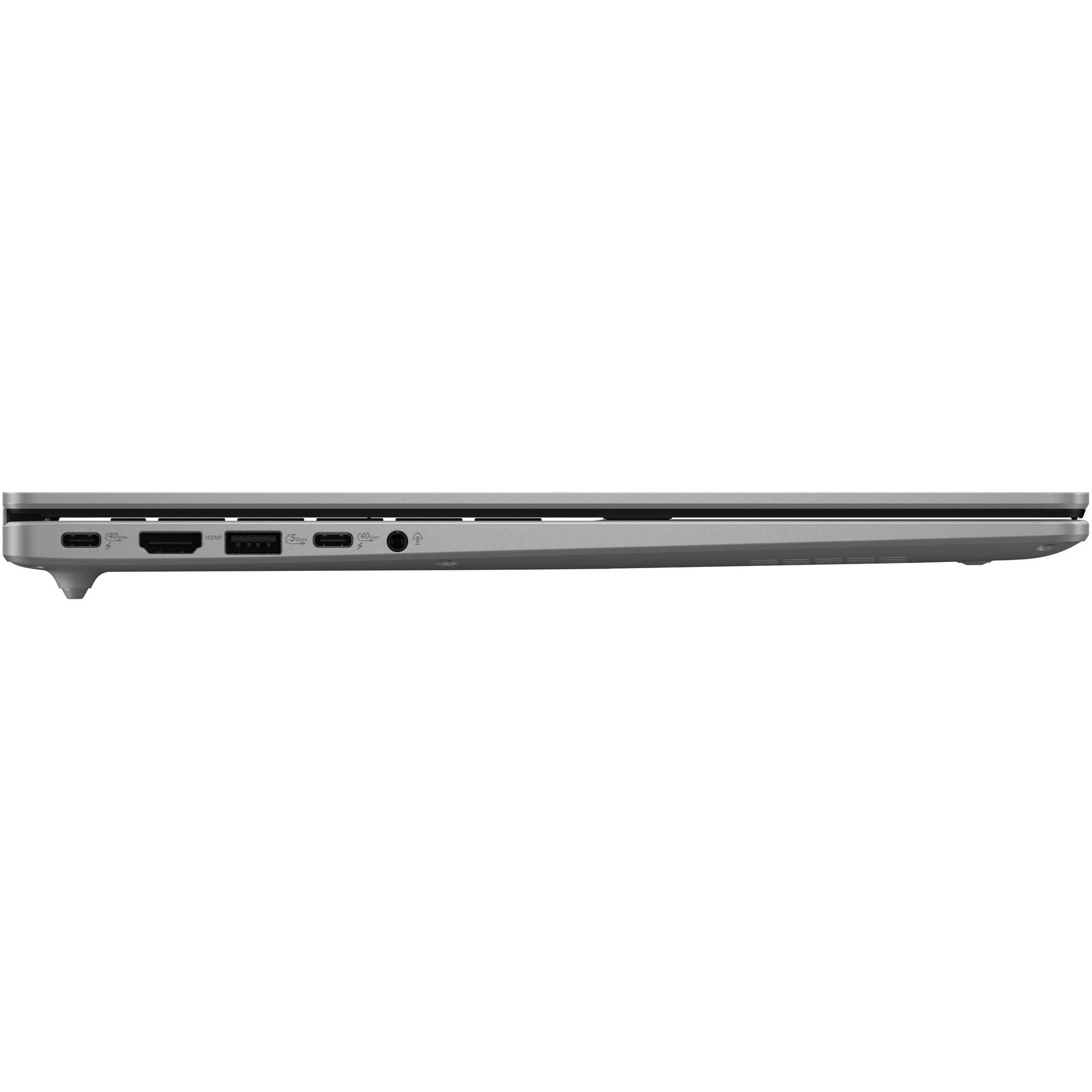 Laptop ASUS Vivobook 16 X1607QA cu procesor Snapdragon X X1 26 100 pana la 2.97GHz, 16'', WUXGA, IPS, 16GB LPDDR5X RAM, 1TB SSD, Qualcomm Adreno GPU, Windows 11 Home, Cool Silver
