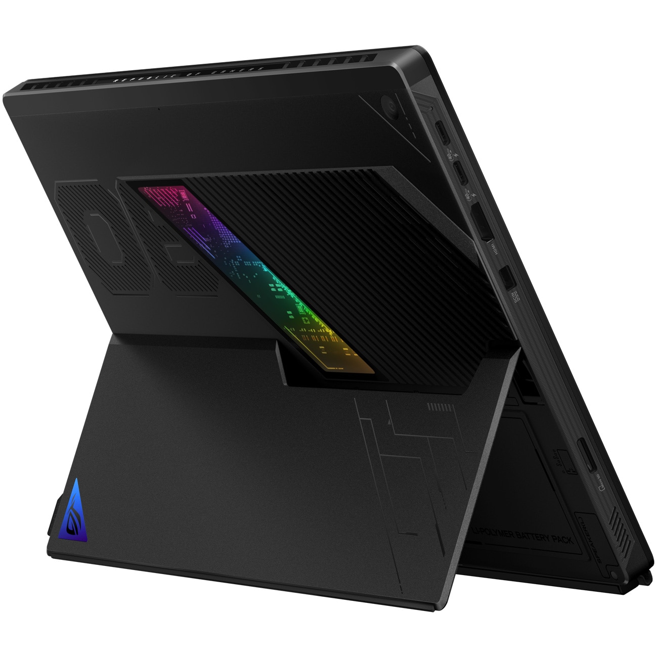 Laptop Gaming ASUS ROG Flow Z13 GZ302EA cu procesor AMD Ryzen AI MAX+ 395 pana la 5.1GHz, 13.4'', 2.5K, WQXGA, IPS, 180Hz, Touch, 32GB LPDDR5X RAM, 1TB SSD, Radeon 8060S Graphics, Windows 11 Pro, Off Black