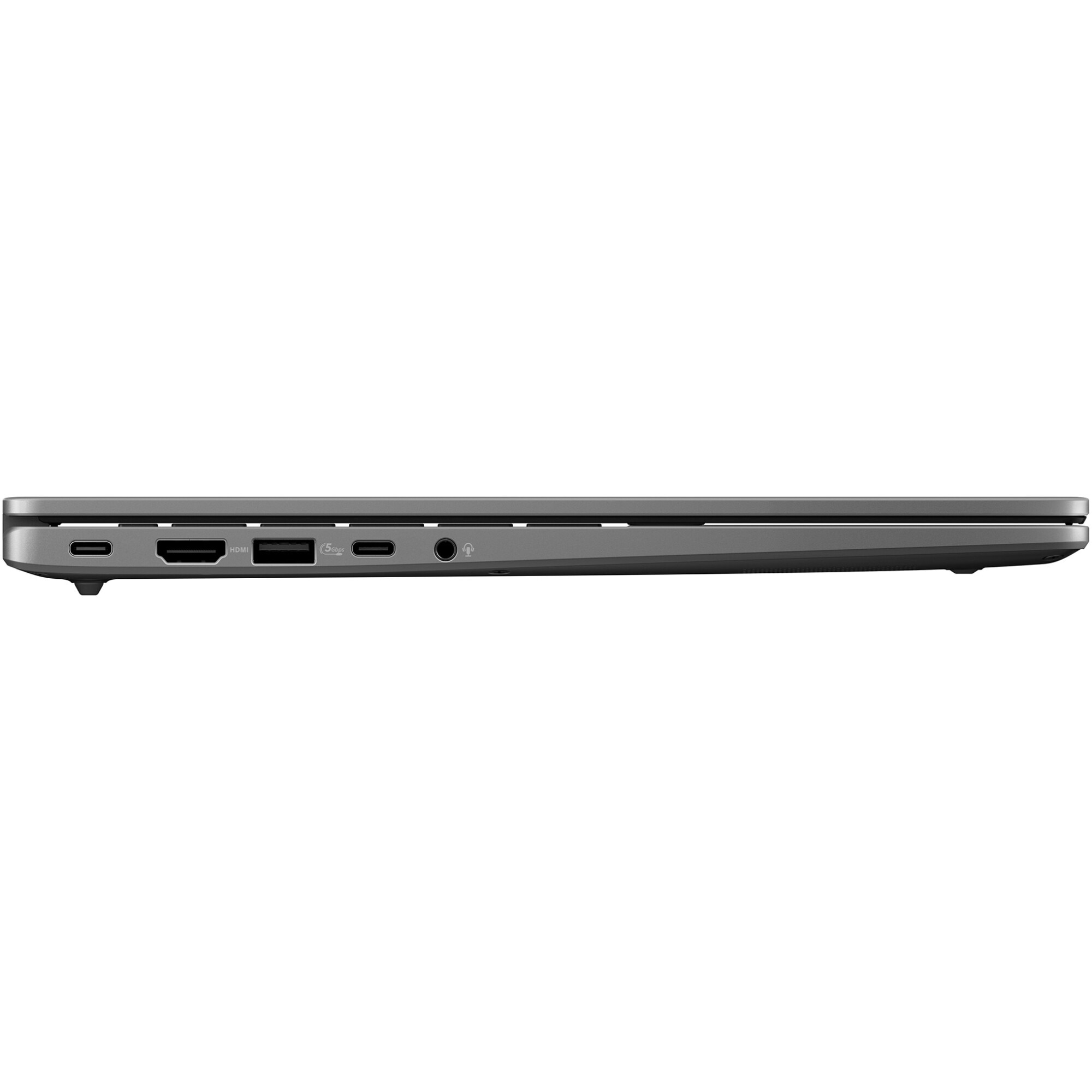 Laptop ASUS Vivobook S14 S3407VA cu procesor Intel Core i5-13420H pana la 4.6GHz, 14'', WUXGA, IPS, 16GB DDR5 RAM, 1TB SSD, Intel UHD Graphics, No OS, Matte Gray