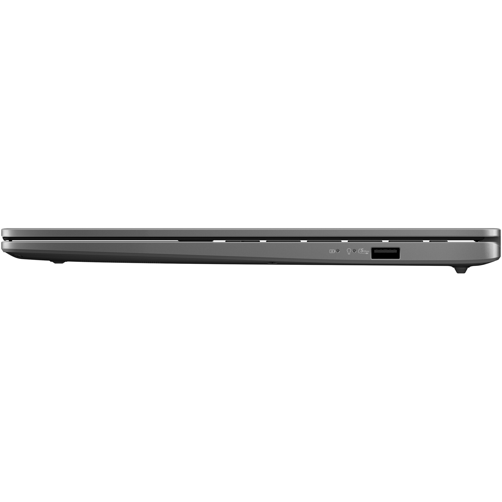 Laptop ASUS Vivobook S14 S3407VA cu procesor Intel Core i5-13420H pana la 4.6GHz, 14'', WUXGA, IPS, 16GB DDR5 RAM, 1TB SSD, Intel UHD Graphics, No OS, Matte Gray