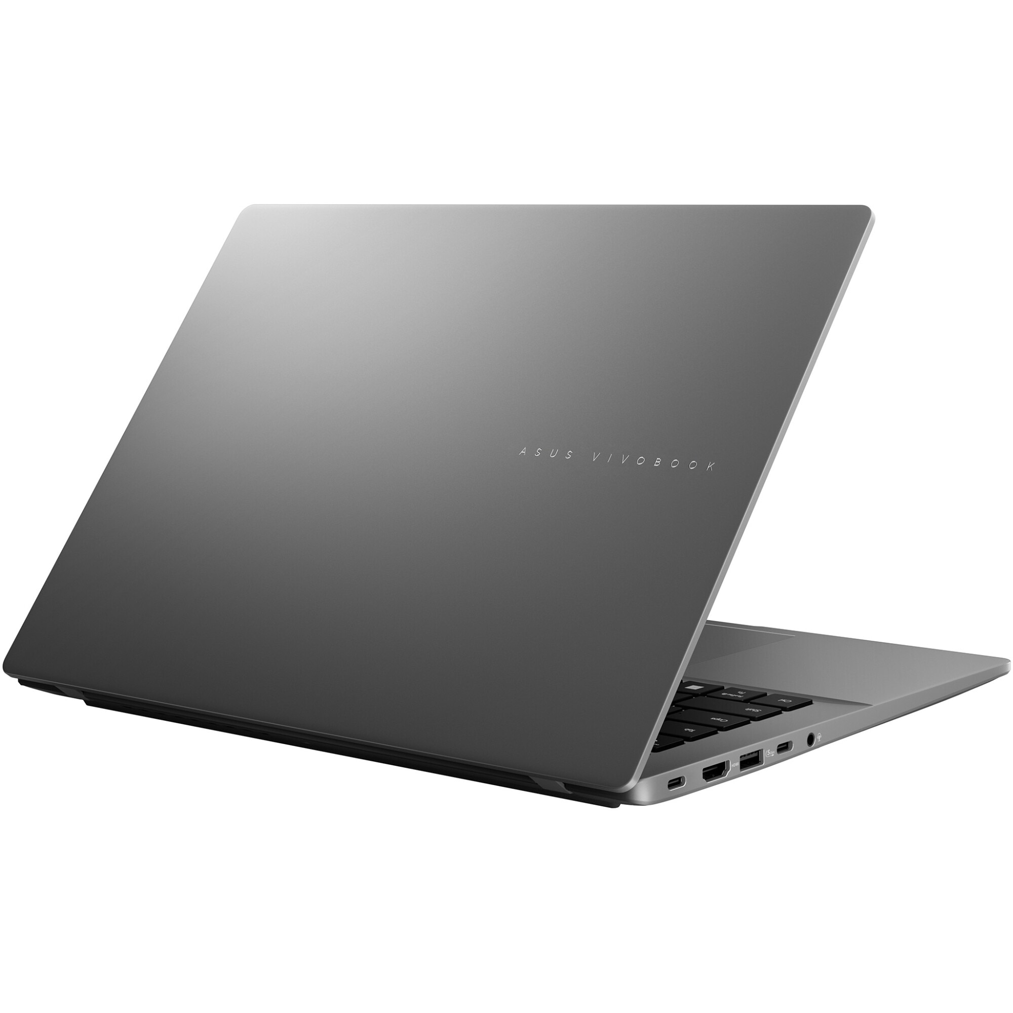 Laptop ASUS Vivobook S14 S3407VA cu procesor Intel Core i5-13420H pana la 4.6GHz, 14'', WUXGA, IPS, 16GB DDR5 RAM, 1TB SSD, Intel UHD Graphics, No OS, Matte Gray