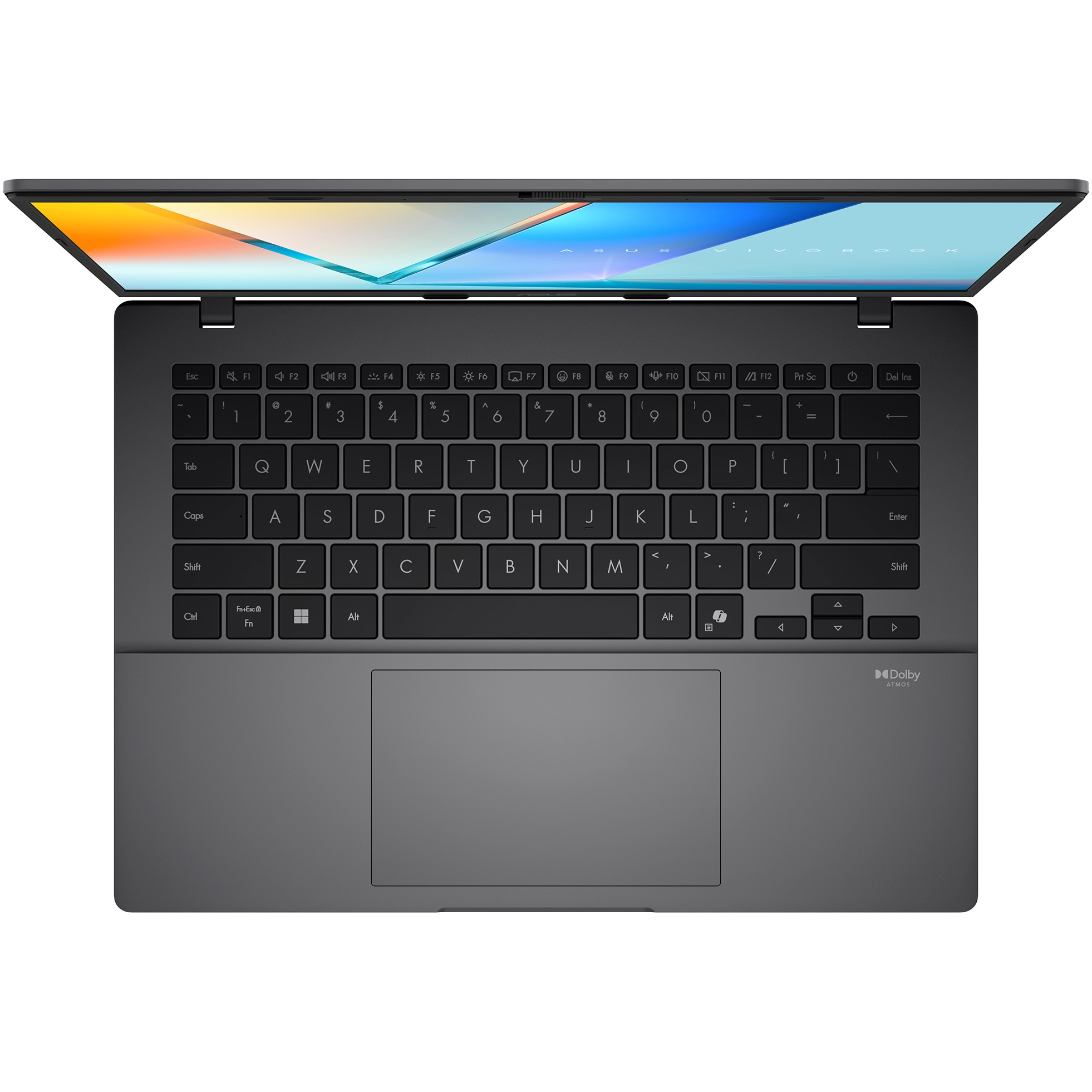 Laptop ASUS Vivobook S14 S3407VA cu procesor Intel Core i5-13420H pana la 4.6GHz, 14'', WUXGA, IPS, 16GB DDR5 RAM, 1TB SSD, Intel UHD Graphics, No OS, Matte Gray