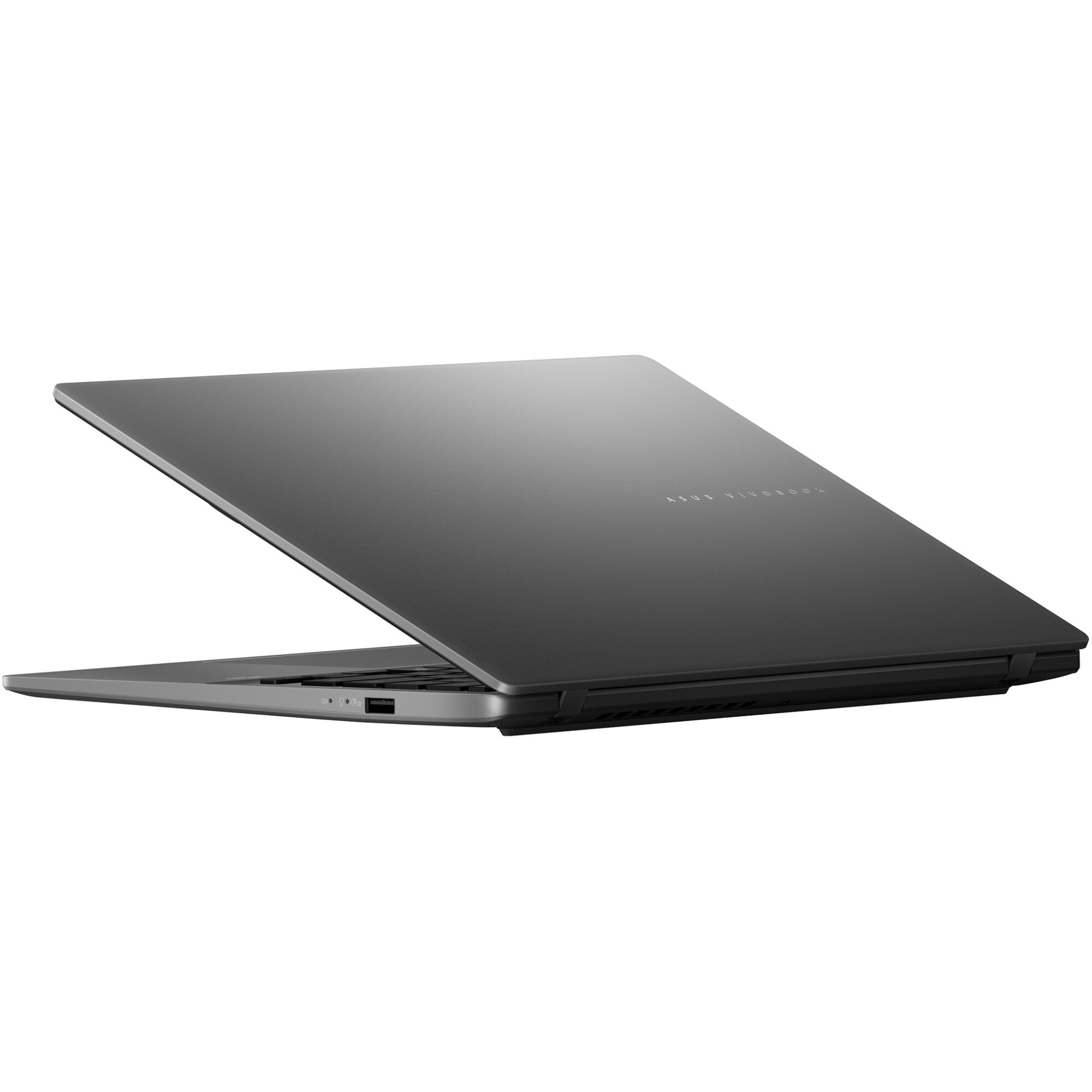 Laptop ASUS Vivobook S14 S3407VA cu procesor Intel Core i5-13420H pana la 4.6GHz, 14'', WUXGA, IPS, 16GB DDR5 RAM, 1TB SSD, Intel UHD Graphics, No OS, Matte Gray