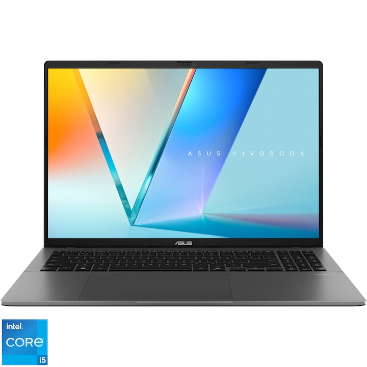 ASUS Vivobook S16 S3607VA laptop Intel Core i5-13420H processzorral (akár 4.6GHz), 16", WUXGA, IPS, 144Hz, 16GB DDR5 RAM, 1TB SSD, Intel UHD Graphics, operációs rendszer nélkül, matt szürke