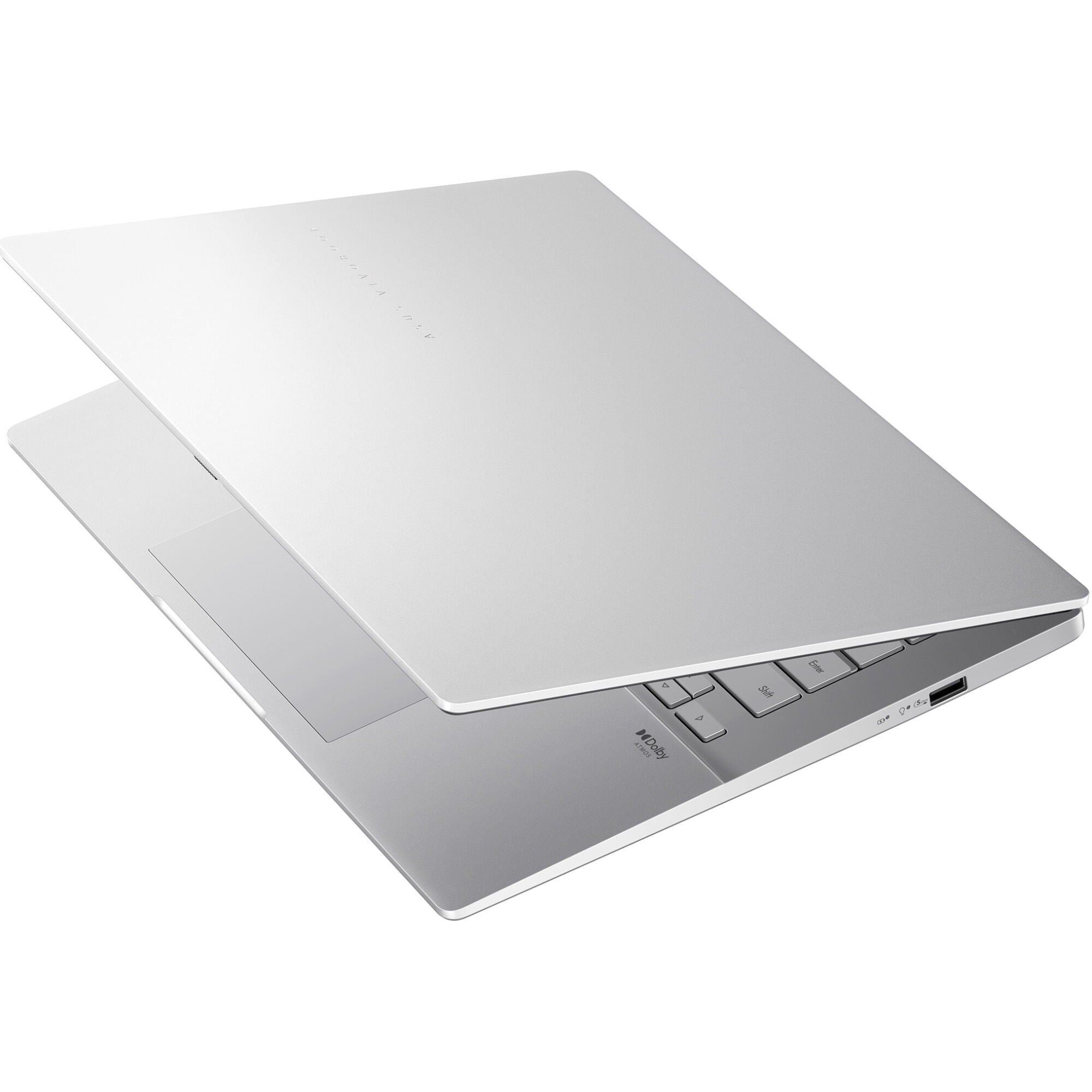 Laptop ASUS Vivobook S14 S3407VA cu procesor Intel Core i7-13620H pana la 4.9GHz, 14'', WUXGA, IPS, 16GB DDR5 RAM, 1TB SSD, Intel UHD Graphics, No OS, Cool Silver