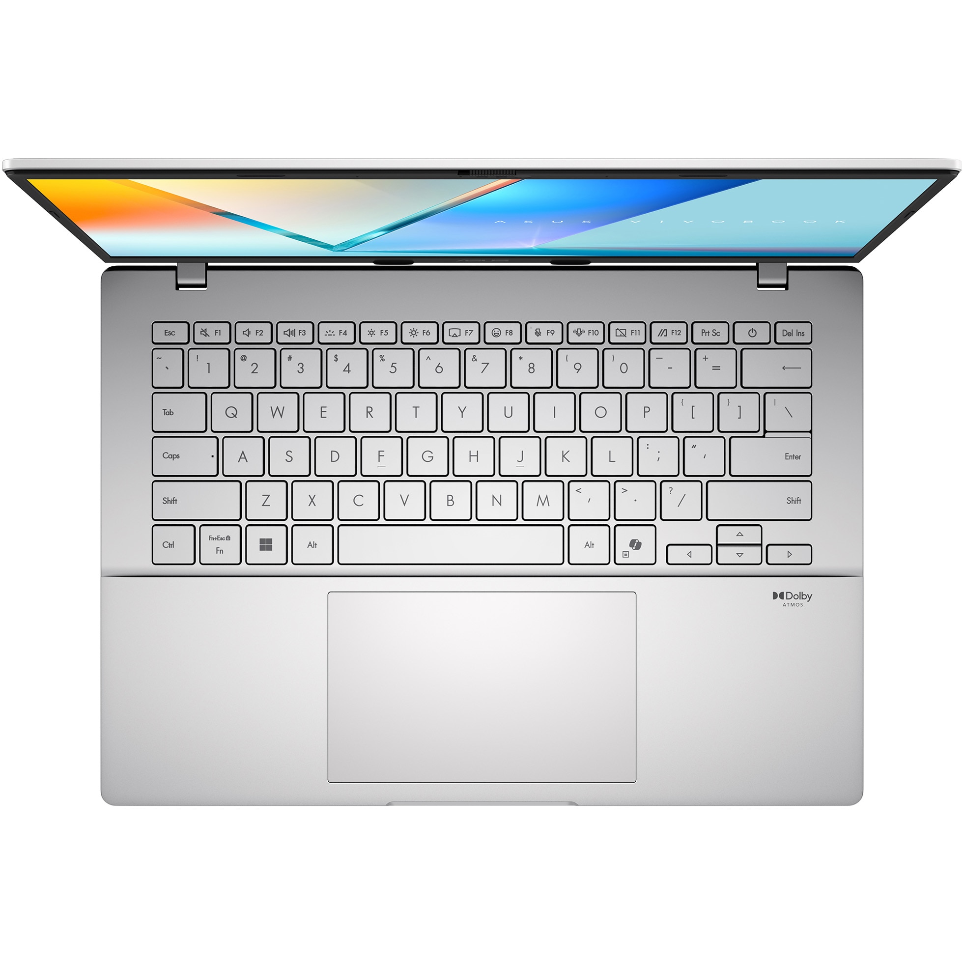 Laptop ASUS Vivobook S14 S3407VA cu procesor Intel Core i7-13620H pana la 4.9GHz, 14'', WUXGA, IPS, 16GB DDR5 RAM, 1TB SSD, Intel UHD Graphics, No OS, Cool Silver
