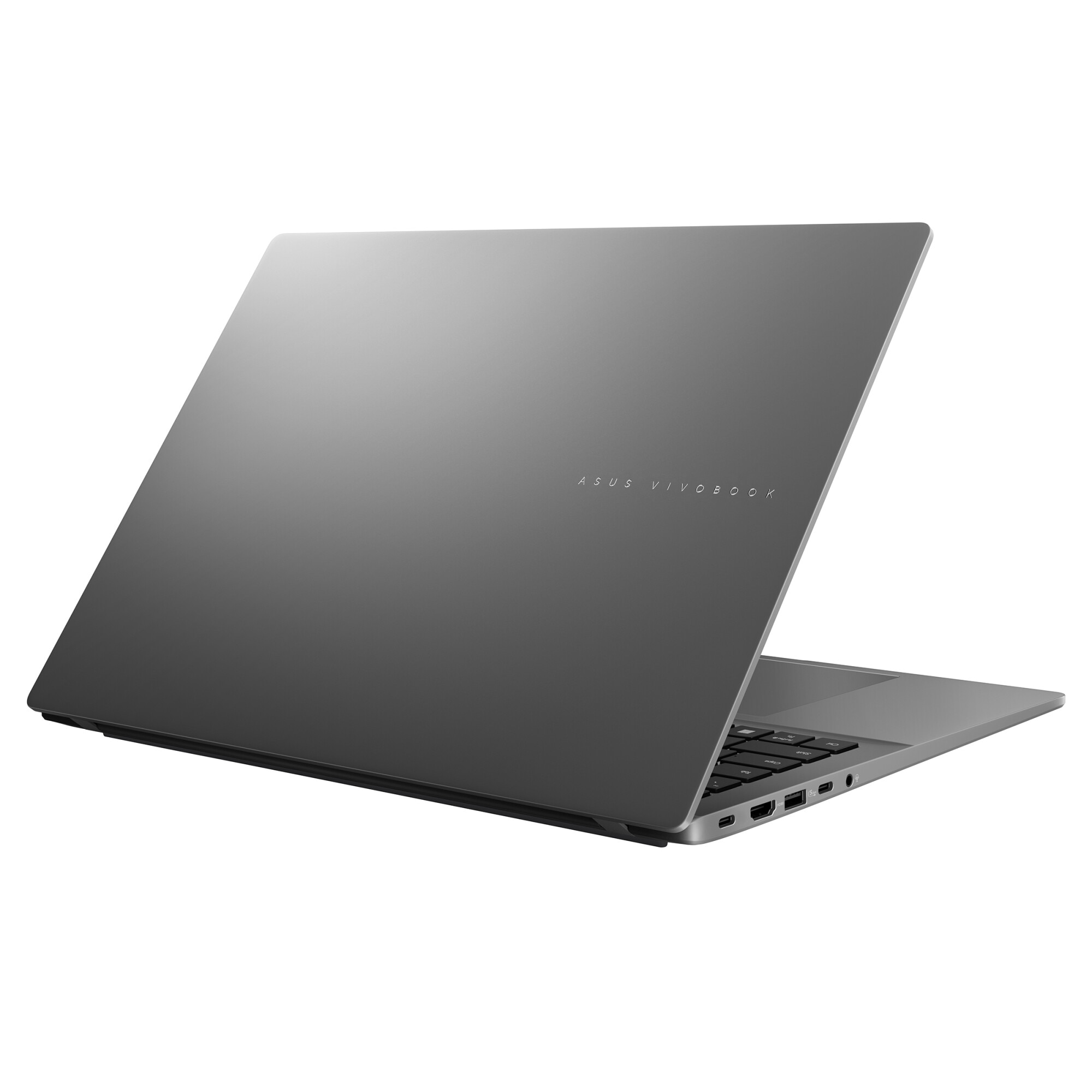Laptop ASUS Vivobook S16 M3607GA cu procesor AMD Ryzen™ AI 7 445 pana la 4.60 GHz, 16'', WUXGA OLED, 32GB RAM, 1TB SSD, AMD Radeon 840M, Win 11 Home, Matte Gray
