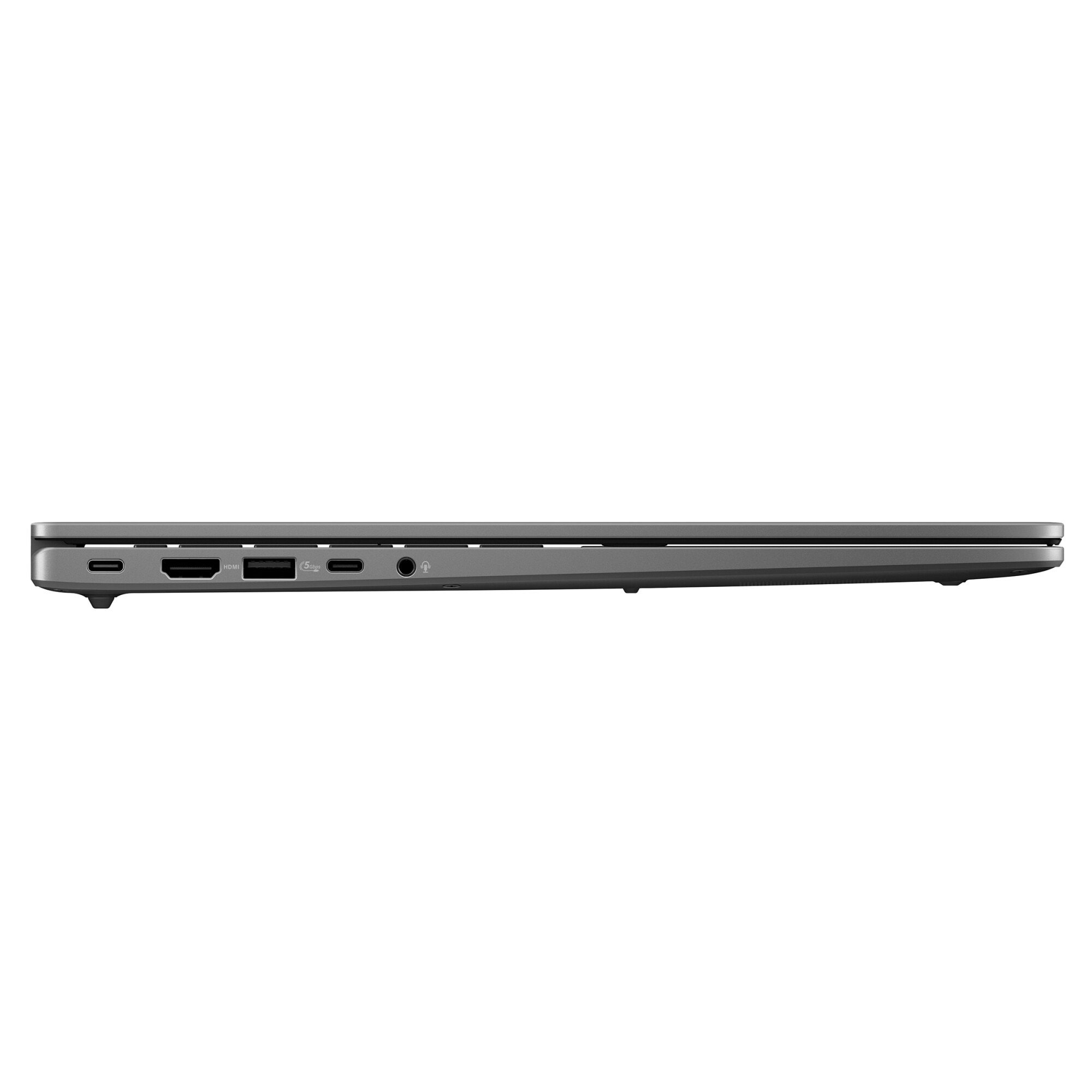 Laptop ASUS Vivobook S16 M3607GA cu procesor AMD Ryzen™ AI 7 445 pana la 4.60 GHz, 16'', WUXGA OLED, 32GB RAM, 1TB SSD, AMD Radeon 840M, Win 11 Home, Matte Gray