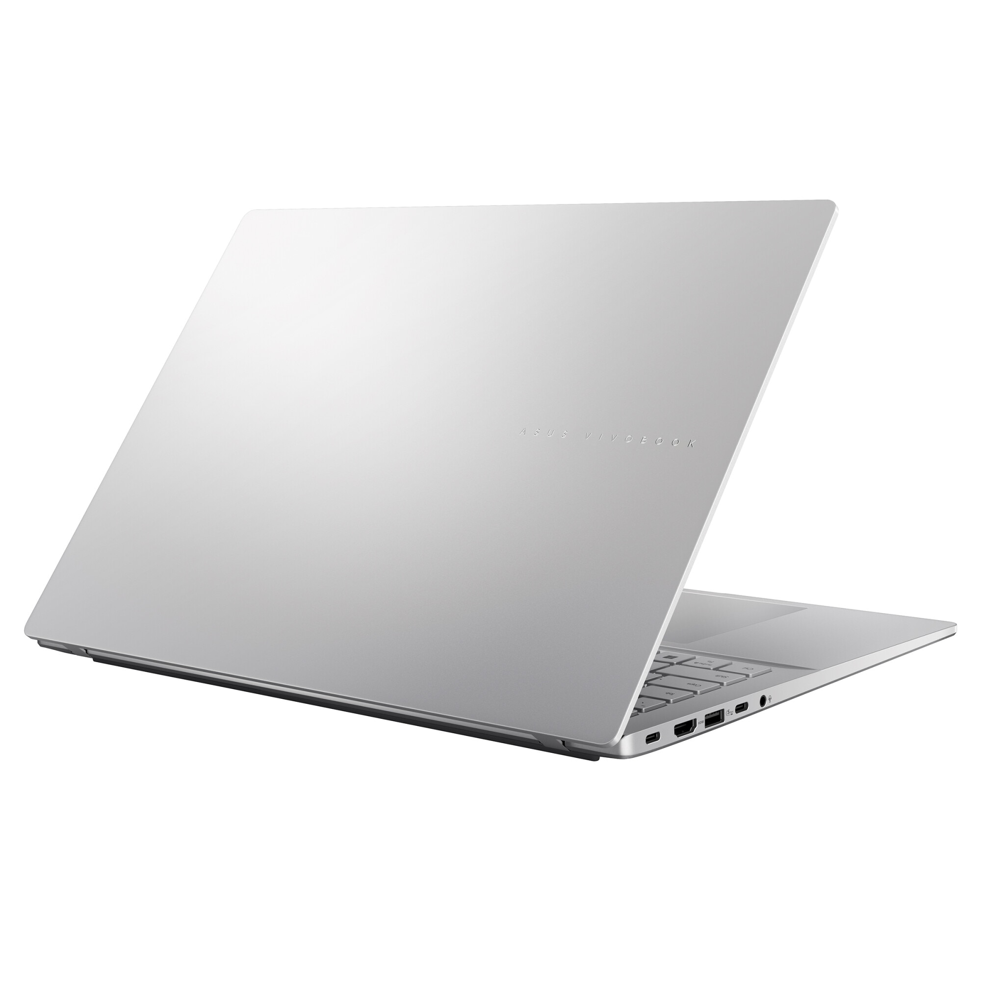 Laptop ASUS Vivobook S16 M3607HA cu procesor AMD Ryzen 5 220 pana la 4.9GHz, 16'', WUXGA, IPS, 144Hz, 16GB DDR5 RAM, 1TB SSD, AMD Radeon Graphics, No OS, Cool Silver