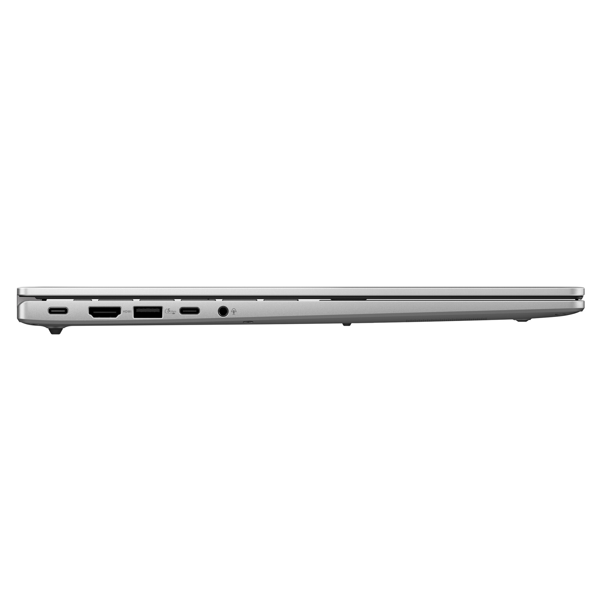 Laptop ASUS Vivobook S16 M3607HA cu procesor AMD Ryzen 5 220 pana la 4.9GHz, 16'', WUXGA, IPS, 144Hz, 16GB DDR5 RAM, 1TB SSD, AMD Radeon Graphics, No OS, Cool Silver