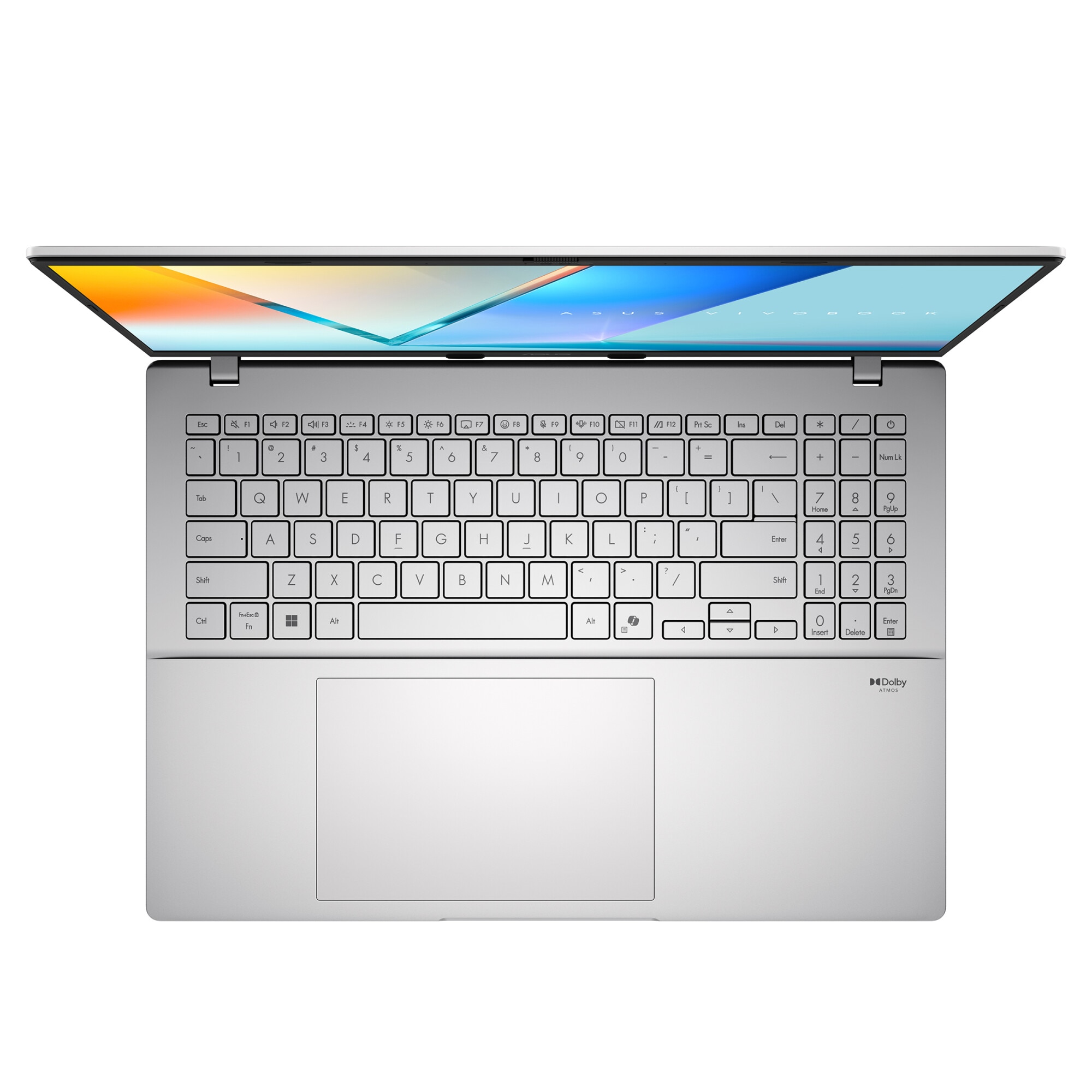 Laptop ASUS Vivobook S16 M3607HA cu procesor AMD Ryzen 5 220 pana la 4.9GHz, 16'', WUXGA, IPS, 144Hz, 16GB DDR5 RAM, 1TB SSD, AMD Radeon Graphics, No OS, Cool Silver