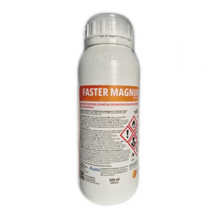 Insecticid piretroid utilizat in culturile de camp si horticole, FasterMagnum, 500 ml