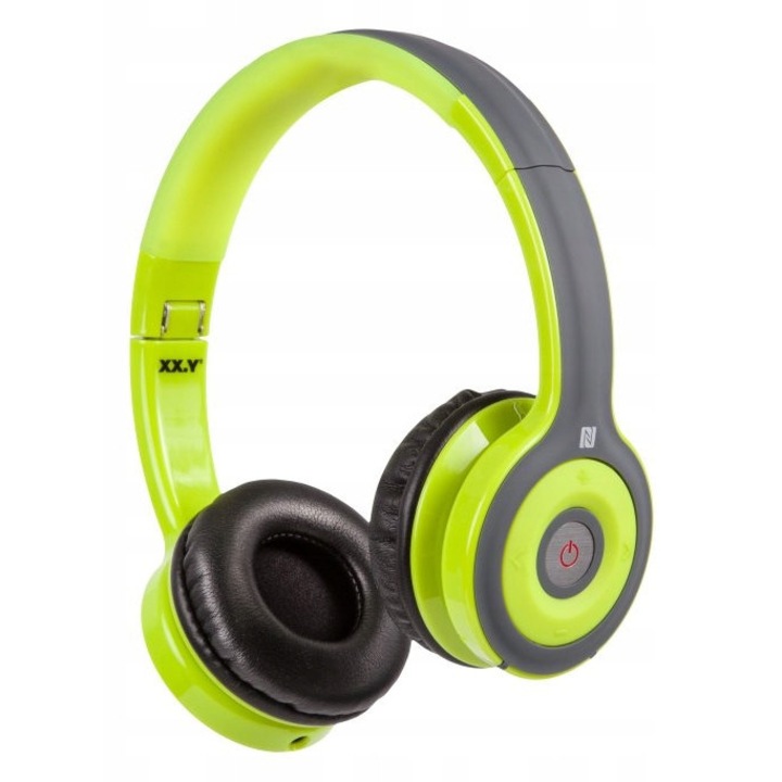 Casti Wireless XX.Y JELLO, Bluetooth, verde, autonomie 10 ore