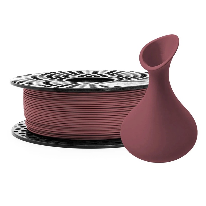 Filament AzureFilm Pla HS Mat Bordo ( rosu visiniu) 1.75 mm 1 KG