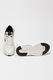 Lotto, Pantofi sport cu insertii din plasa Warta, Negru, Alb optic, Crem, 42