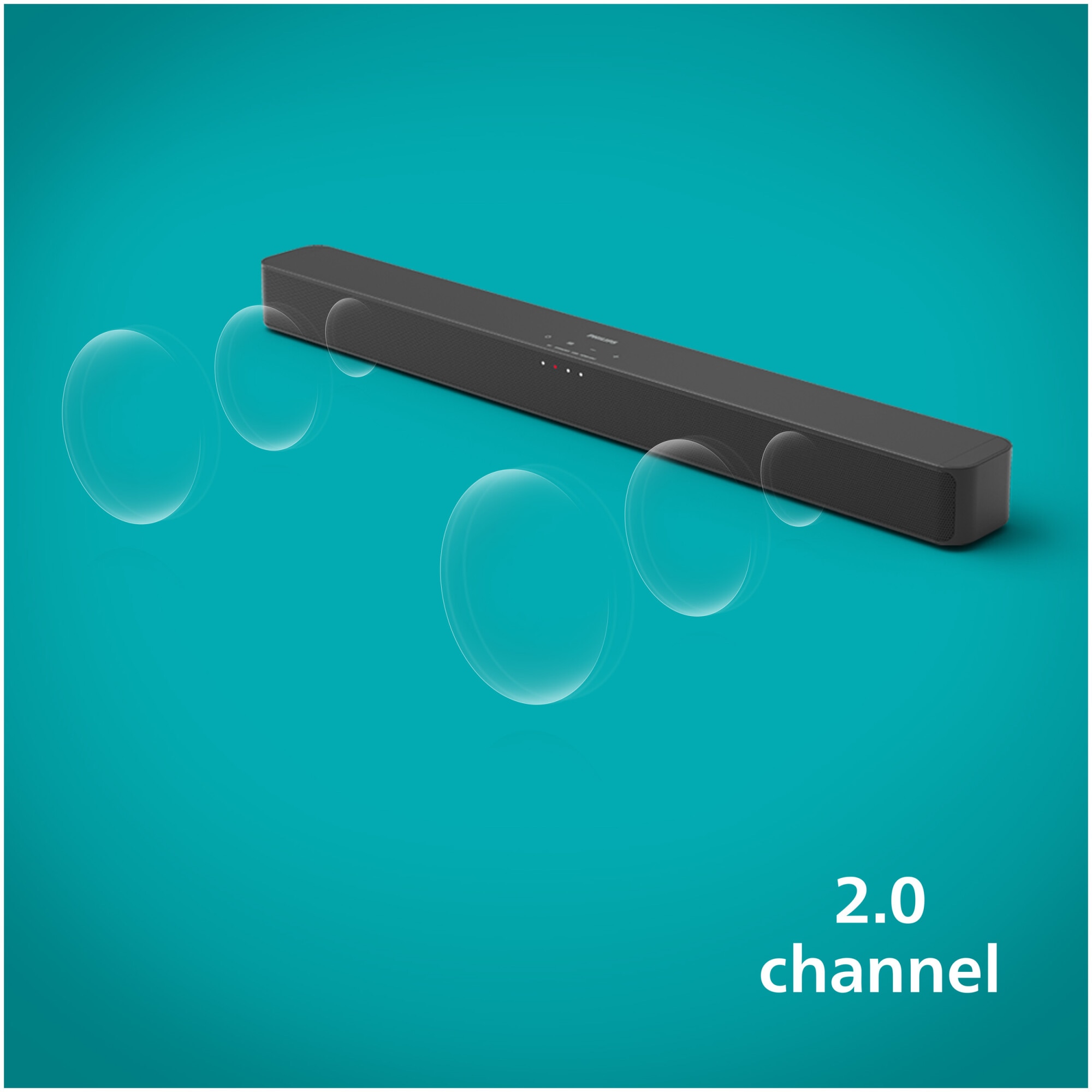 Soundbar Philips TAB4000/10, 2.0, 60W, Bluetooth 5.4, HDMI ARC
