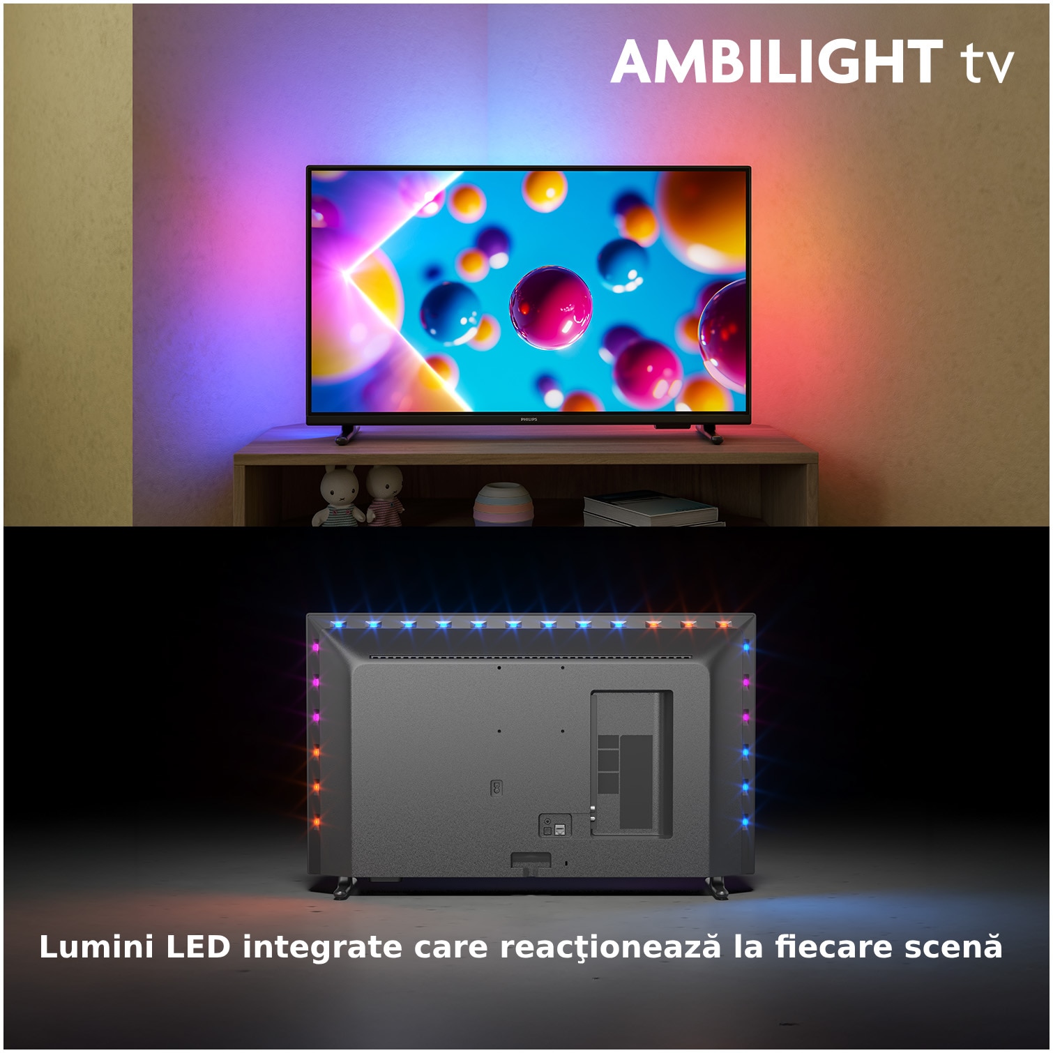 Televizor Philips AMBILIGHT tv LED 32PFS6900, 80 cm, Smart TV