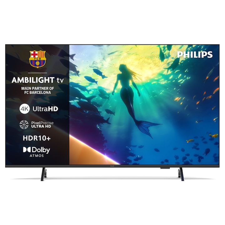 Philips 50PUS8010 AMBILIGHT LED televízió, 126 cm, Smart TV, 4K Ultra HD, E energiaosztály (2025-ös modell)