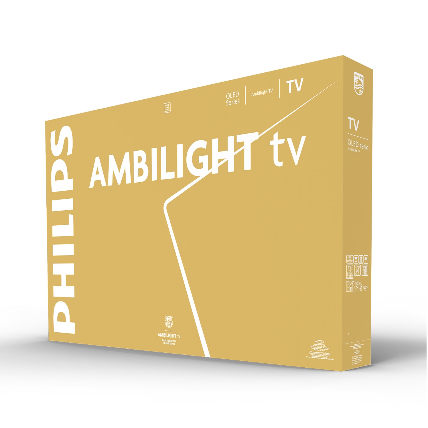 Televizor Philips AMBILIGHT tv QLED 85PUS8510, 215 cm, Smart TV