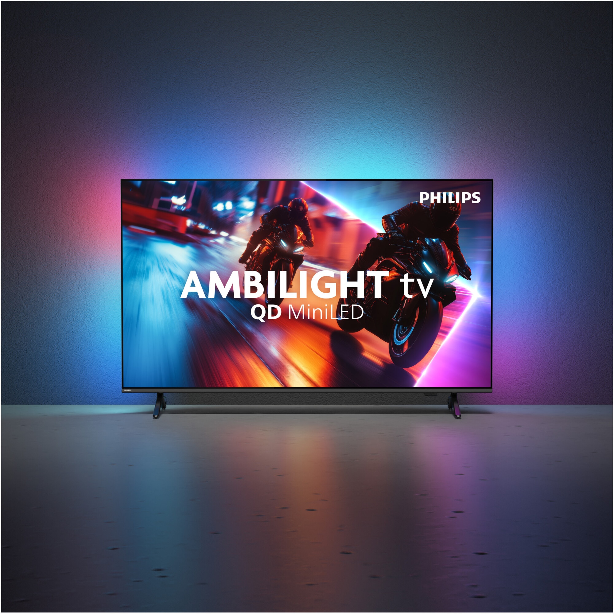 Televizor Philips AMBILIGHT tv QD-MiniLED 65MLED920, 164 cm, Smart TV, 4K Ultra HD, 100 Hz, Clasa F (Model 2025)