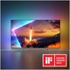 Televizor Philips AMBILIGHT tv OLED+ 65OLED910, 164 cm, Google TV, 4K Ultra HD, 100 Hz, Sunet Bowers & Wilkins, Clasa F (Model 2025)