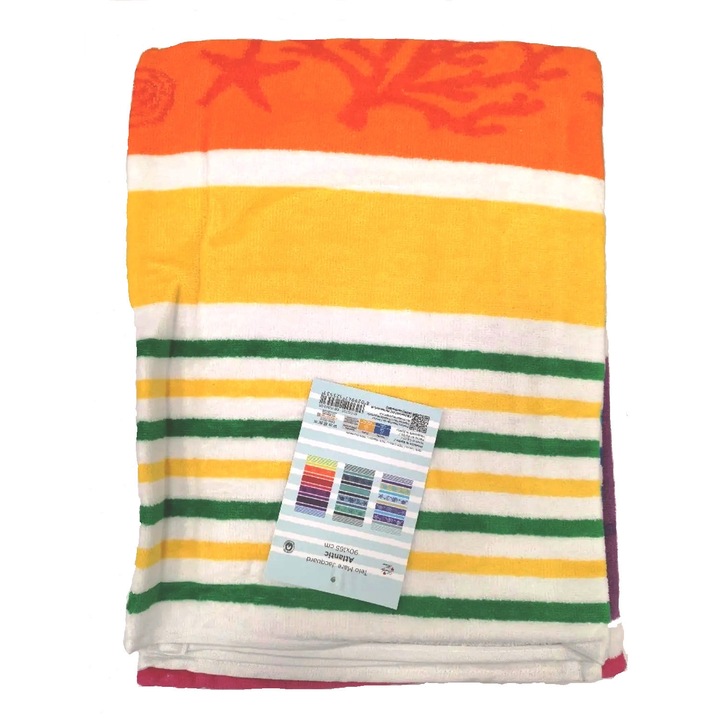 Prosop de plaja 90x165 cm, 100% bumbac, 380 g/m2, Atlantic, Telo Mare