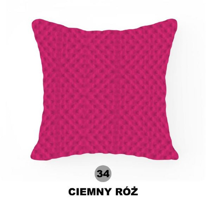 Fata de perna 40x40 Minky roz inchis 34