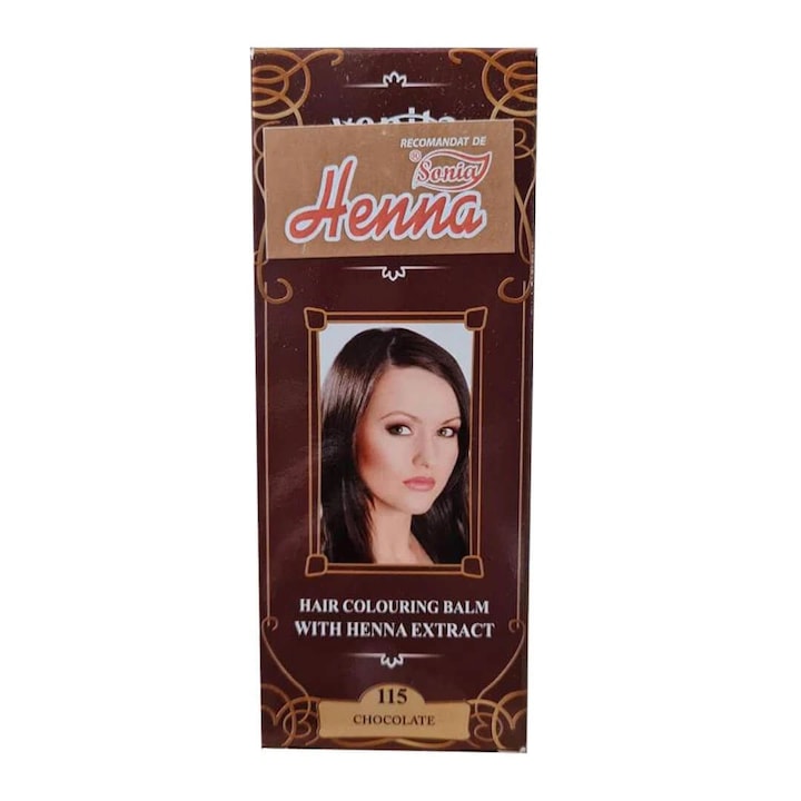 Balsam colorant par nr. 115 Ciocolatiu 75ml Henna Sonia