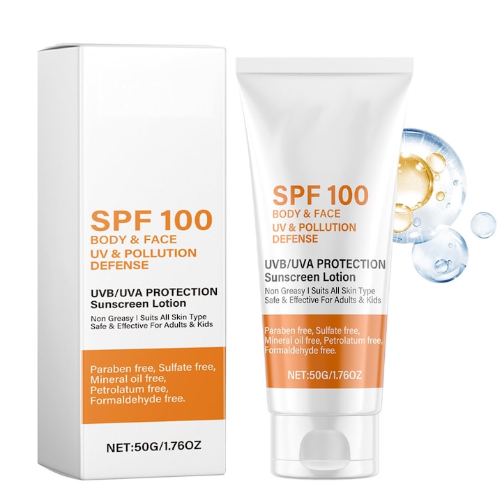 Crema de protecție solară SPF 100, MEITREND, antimbătrânire și hidratantă, pentru întregul corp, 150ml