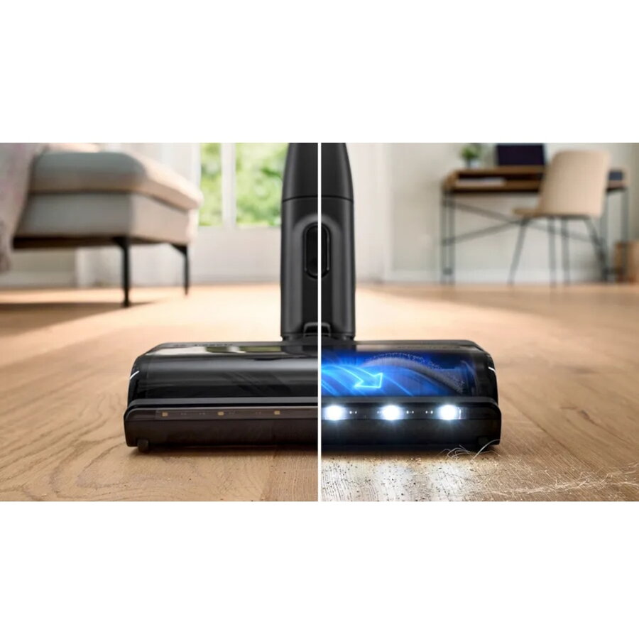 Unlimited 9 0.4 l 18 V Autonomie 60 min 3 moduri curatare Sistem anti-incalcire Graphite