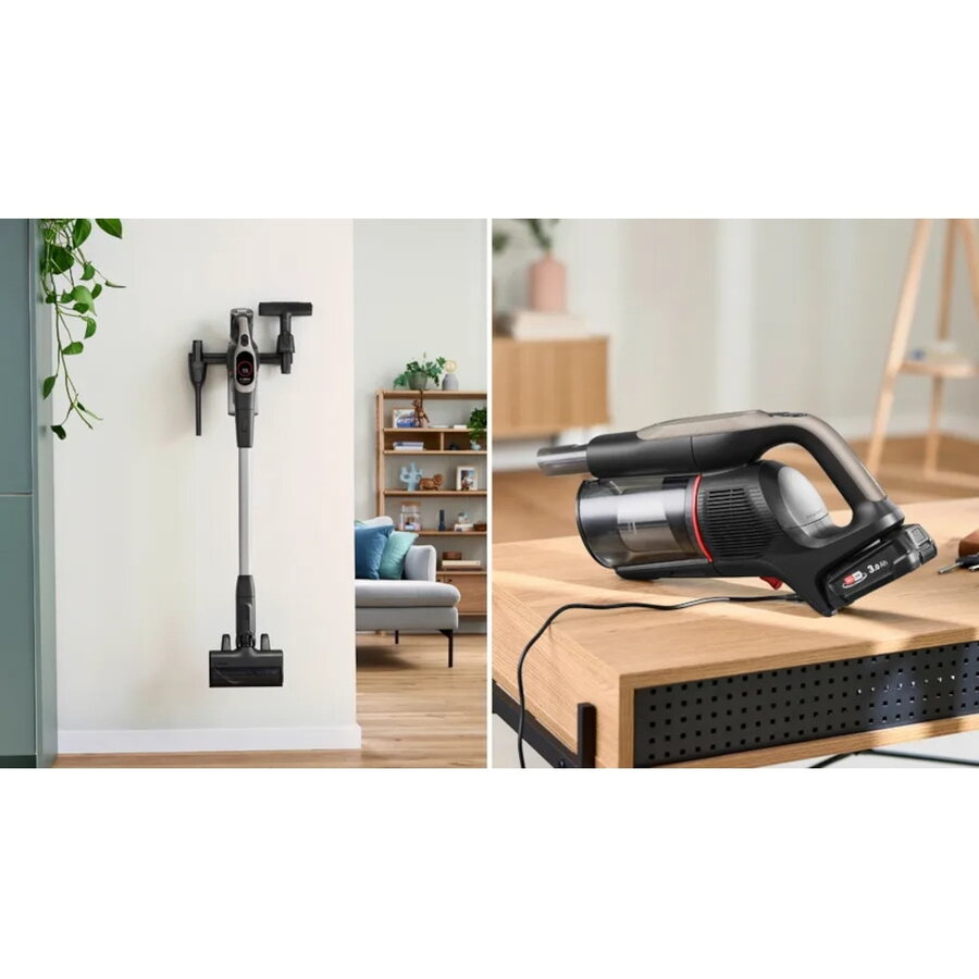 Unlimited 9 0.4 l 18 V Autonomie 60 min 3 moduri curatare Sistem anti-incalcire Graphite