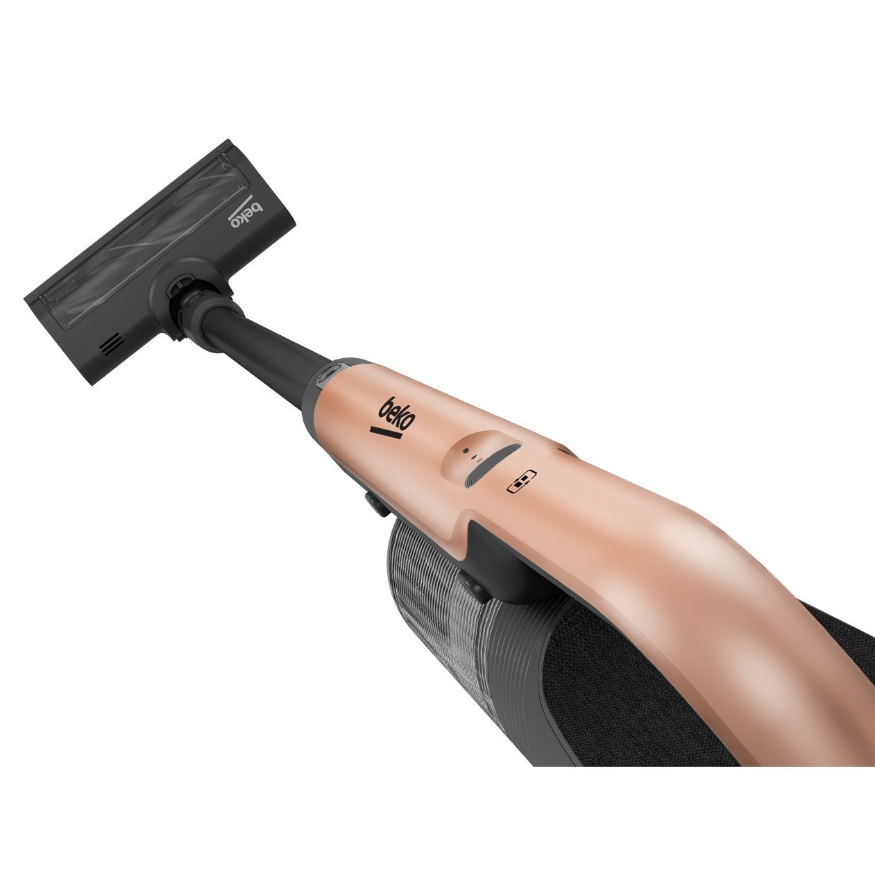 Aspirator fara fir Beko VRT65421VC, negru-auriu, 40 minute autonomie, 250 W