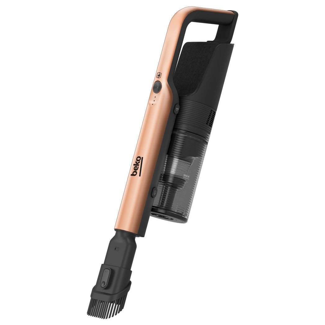 Aspirator fara fir Beko VRT65421VC, negru-auriu, 40 minute autonomie, 250 W