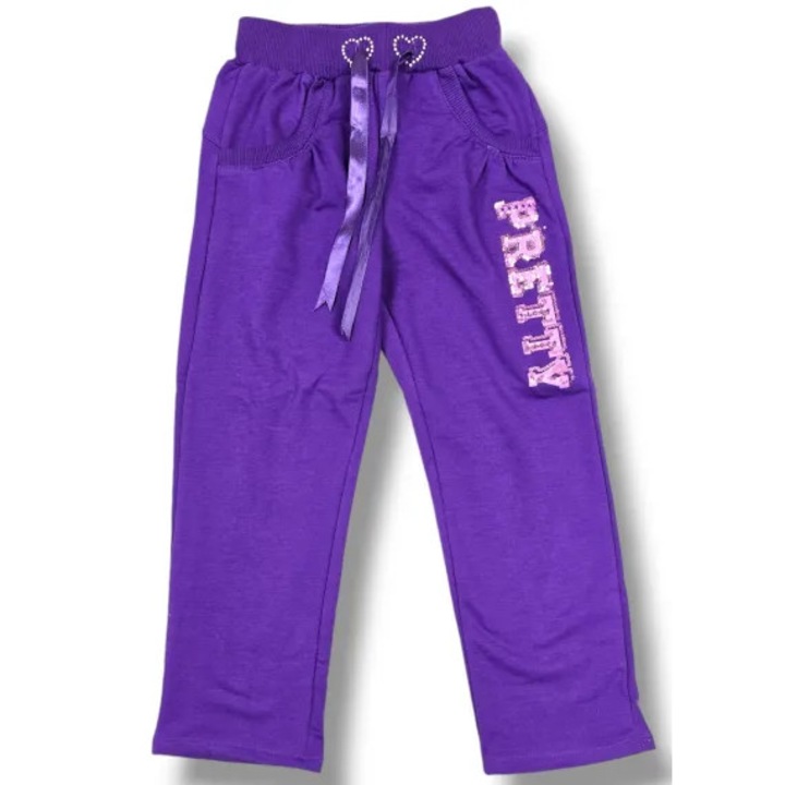 Happy Tree Lány 100% pamut melegítőalsó, 12 éves méret